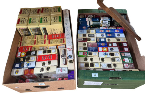 Two boxes of Lledo Days Gone model vehicles.