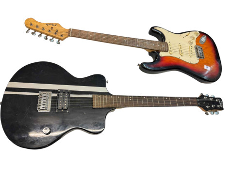 Nevada and CB Sky electric guitars (2).