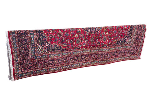 Hand knotted Persian Mashad carpet 3.10 by 2.00.