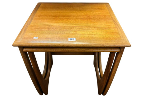 G Plan nest of two teak tables.