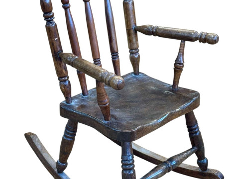 Victorian farmhouse style child's rocking chair.