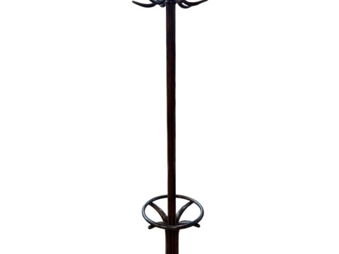 Bentwood hat and coat stand, 187cm.