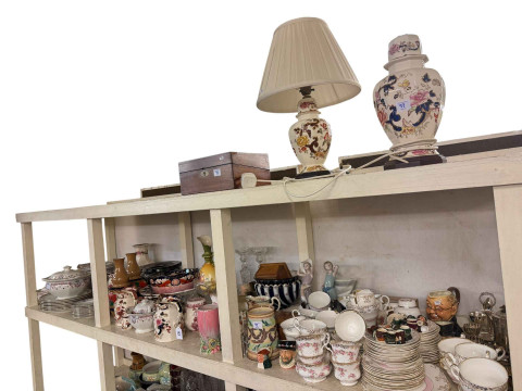 Collection of Masons Mandalay, part tea wares, metalwares, toby jugs,...