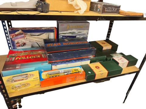 Collection of diecast boxed models including Stan Robinson, Corgi Norfolk...
