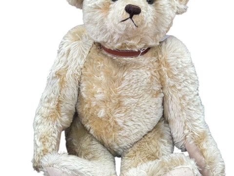Ancestral mohair teddy bear, revived by Elizabeth, approximately 72cm...