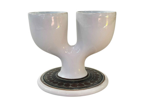 Troika double egg cup made for Heale's.