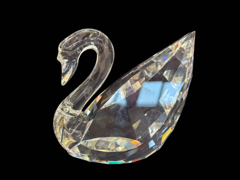 Swarovski large Swan, 12cm, boxed.