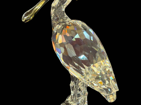 Swarovski Spoonbill, 14cm, boxed.