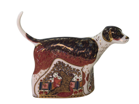 Royal Crown Derby Foxhound paperweight.