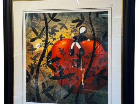 Mackenzie Thorpe, Light of my Life, limited edition hand finished mixed...
