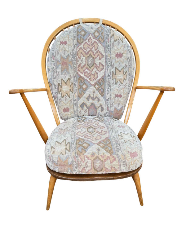 Vintage Ercol Windsor armchair.