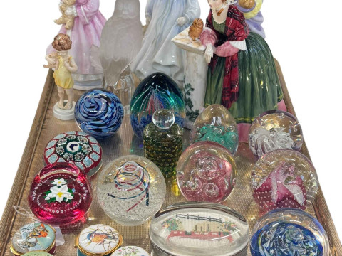 Four Royal Doulton ladies, Faith, Hope, Charity and Florence Nightingale,...