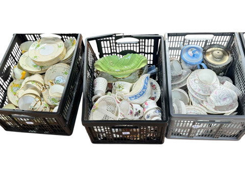 Six boxes of assorted teawares, etc. thumbnail