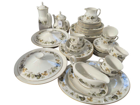 Collection of Royal Doulton Larchmont including teapots, tureens, etc,...