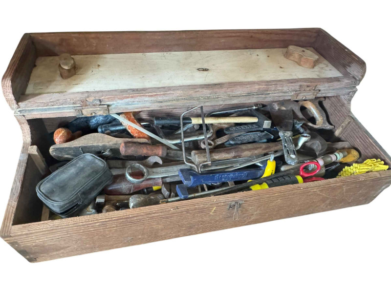 Large collection of tools, tool boxes, chests, cabinet, etc.