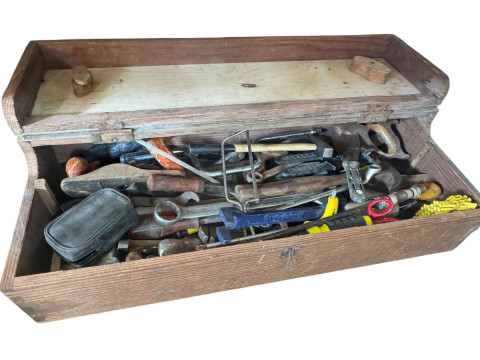 Large collection of tools, tool boxes, chests, cabinet, etc. thumbnail
