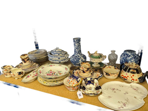 Collection of Masons Regency, Losol Ware, Royal Crown Derby, etc.