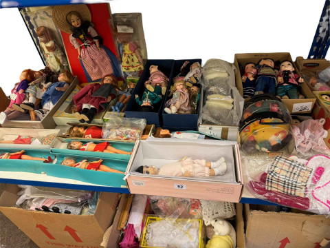 Collection of various dolls including Oriental, clothing, accessories, etc. thumbnail