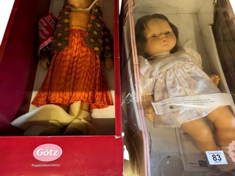 Eight various boxed Gotz dolls. thumbnail
