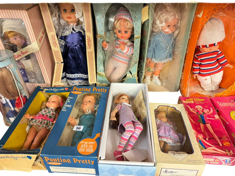 Collection of 20th Century boxed dolls including Tammy, Palitoy, The Last Mimzy, etc.