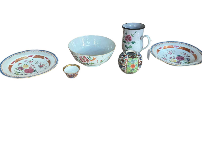 Collection of 18th Century Chinese export porcelain, Kangxi-Qianlong period.