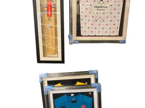 Paul Collingwood Durham CCC playing shirt signed by full squad, Durham...