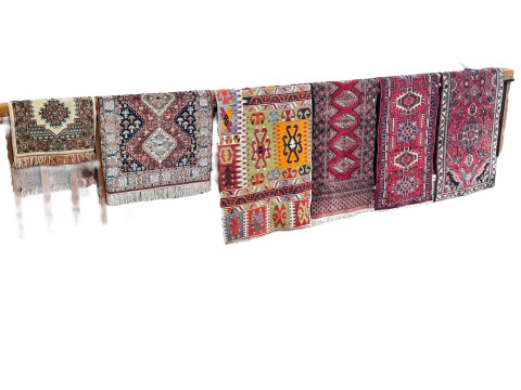 Three carpet runners, Kelim runner and two rugs (6).