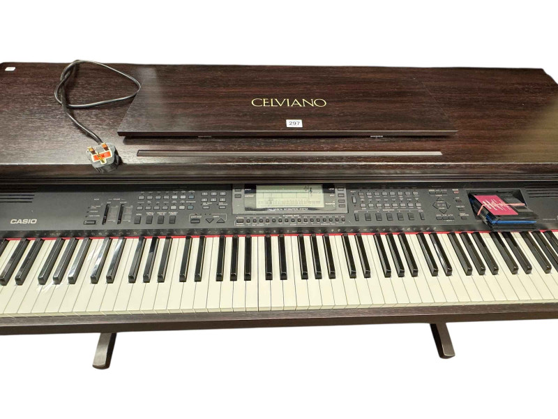 Casio Celviano AP-60R digital piano, 85cm by 138cm by 59cm.