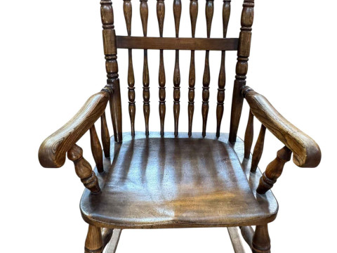 Windsor spindle back rocking chair.