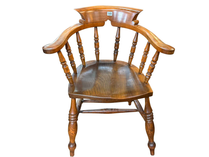 Turned leg Captains chair.