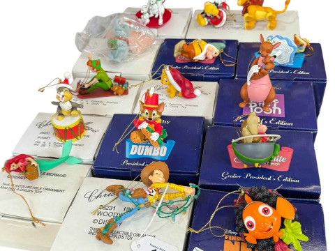 Collection of Disney characters, boxed.