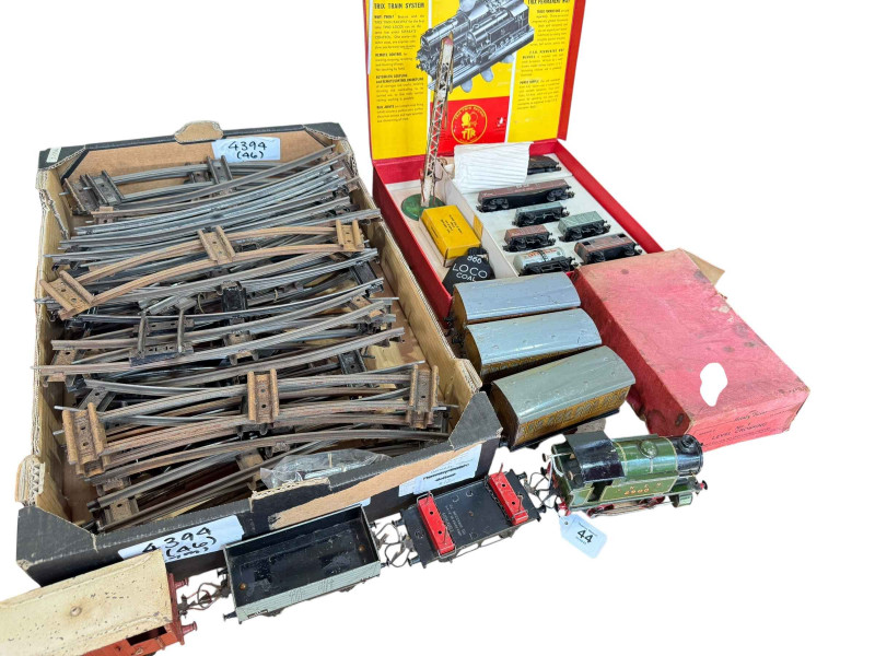 Trix Twin model railway and collection of clockwork model railway.