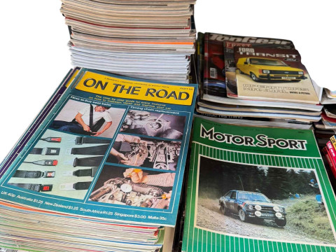 Large collection of Car magazines, books including Haynes Manuals, Observer books, Motoring Top Trumps, etc. thumbnail