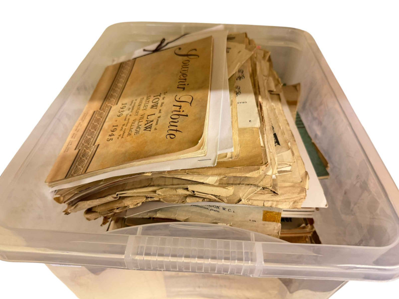 Collection of books, music sheets, figurines, Poole pottery, etc.