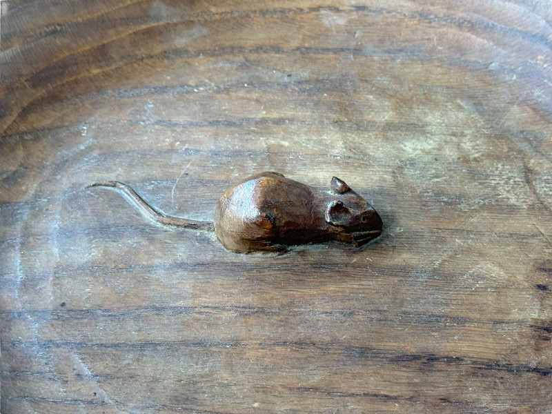 Robert Thompson of Kilburn 'Mouseman' fruit bowl, 30cm diameter.