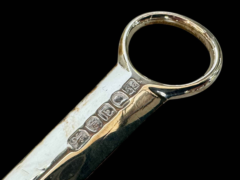 George III silver meat skewer, Eley & Fearn, London 1800, 27.5cm.