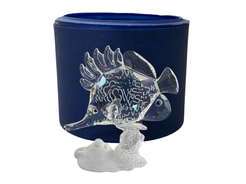 Swarovski Long Nose Fish, with box.