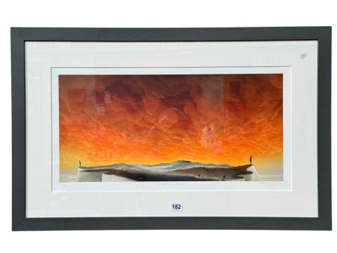 Mackenzie Thorpe, Coast to Coast, limited edition print, signed, titled...