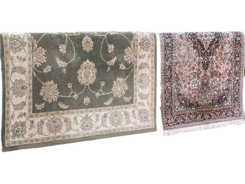 Belgian style Grandeur carpet 2.30 by 1.60 and Persian design rug 1.90...