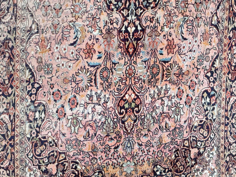 Belgian style Grandeur carpet 2.30 by 1.60 and Persian design rug 1.90 by 1.22 (2).