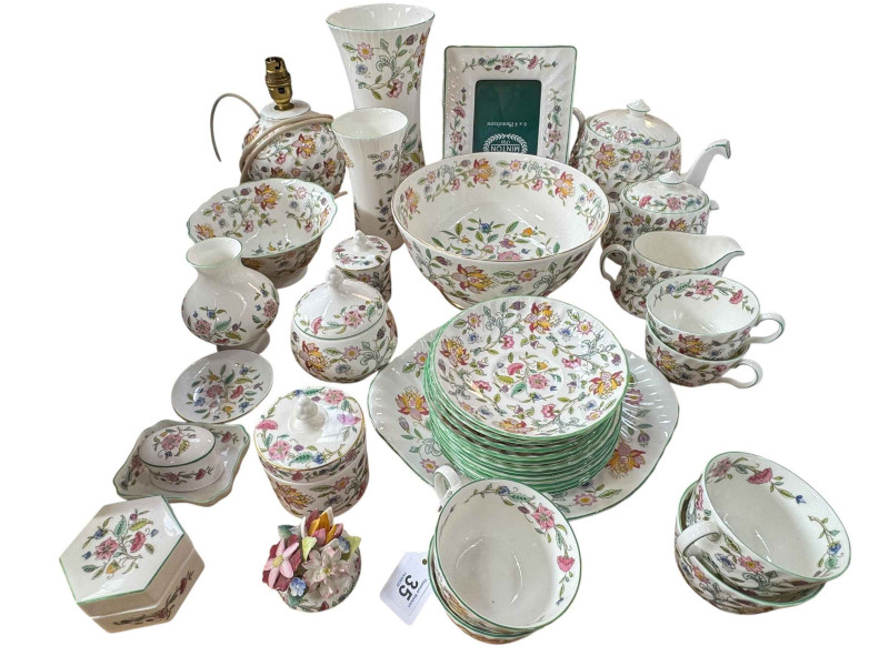 Collection of Minton Haddon Hall, approx. 35 pieces.