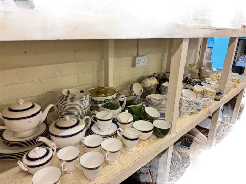 Collection of part tea wares including Royal Worcester Howard, Evesham,...