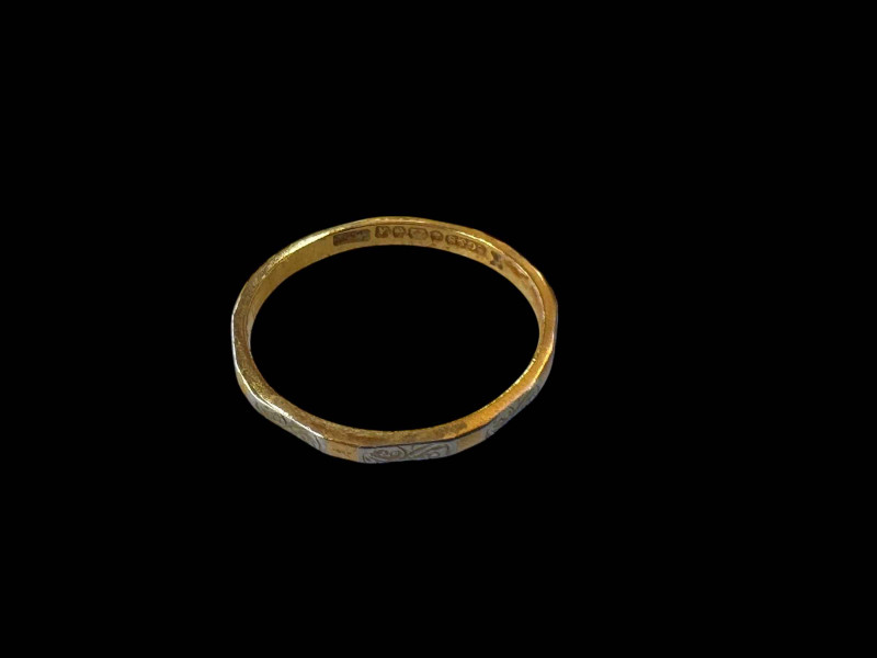 22 carat gold wedding band.