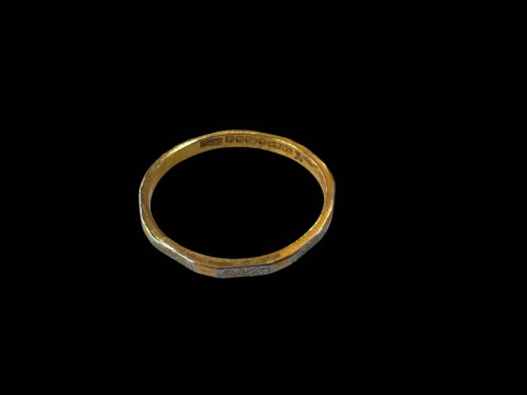 22 carat gold wedding band.