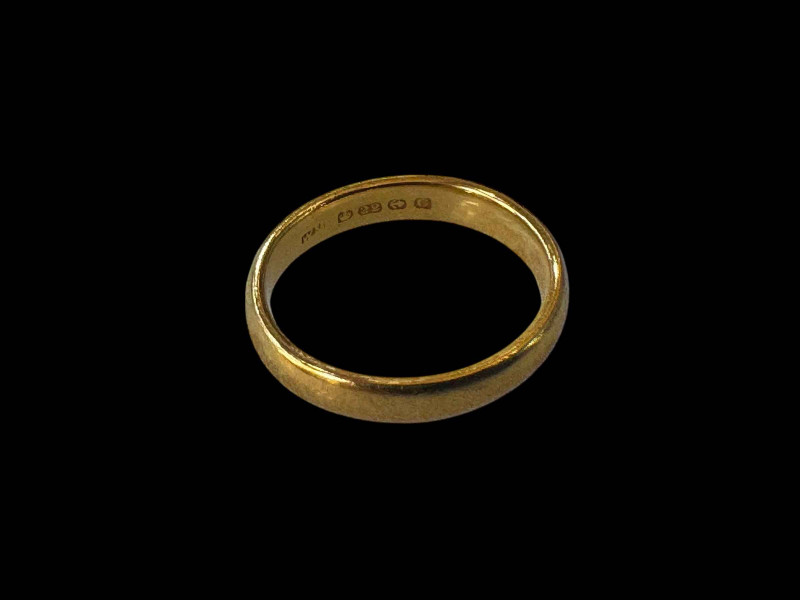 22 carat gold wedding band.