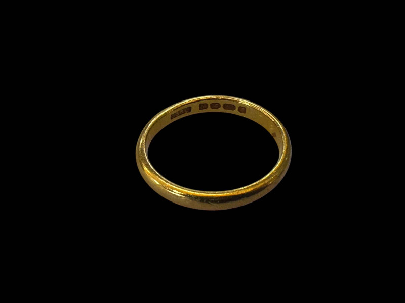 22 carat gold wedding band.