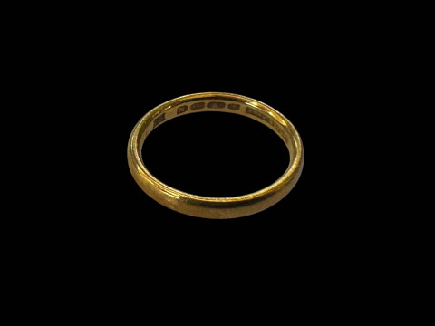 22 carat gold wedding band.