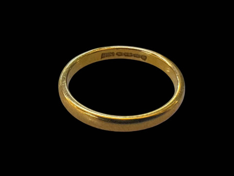 22 carat gold wedding band.