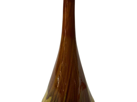Linthorpe pottery Chr. Dresser vase, impressed mark and shape no. 340,...