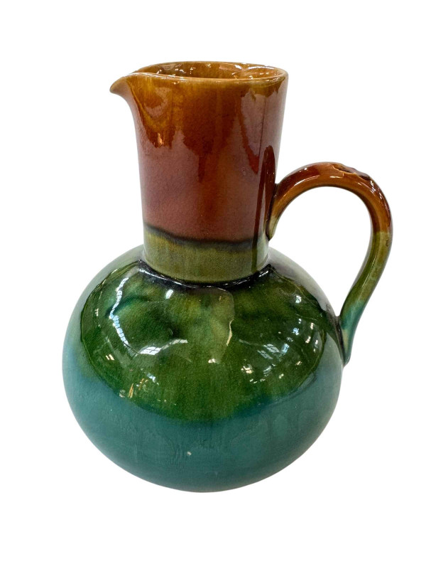 Linthorpe pottery jug, impressed marks with shape no. 666, 14cm.
